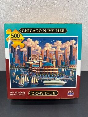 Chicago Navy Pier 500 Piece jigsaw Puzzle by DOWDLE SALE🔴3/$25🔴